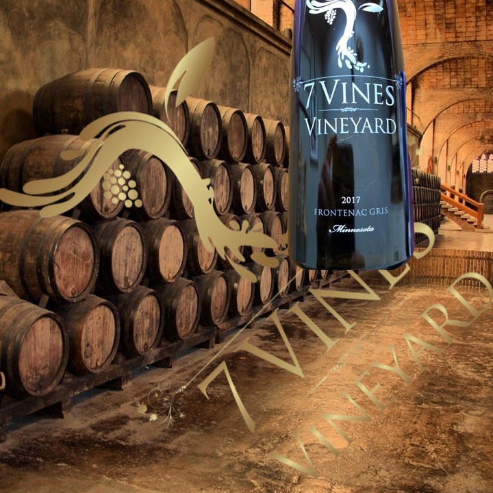 Вино из винограда Фронтиньяк Гри "7 Vines Vineyard Frontenac Gris"