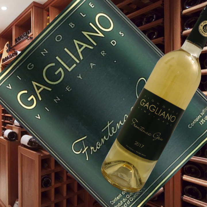 Вино из винограда Фронтиньяк Гри "Vignoble Gagliano Frontenac Gris"