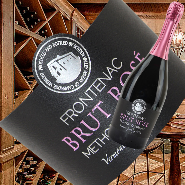Вино из винограда Фронтиньяк "Boyden Valley Winery Frontenac Brut Rose"