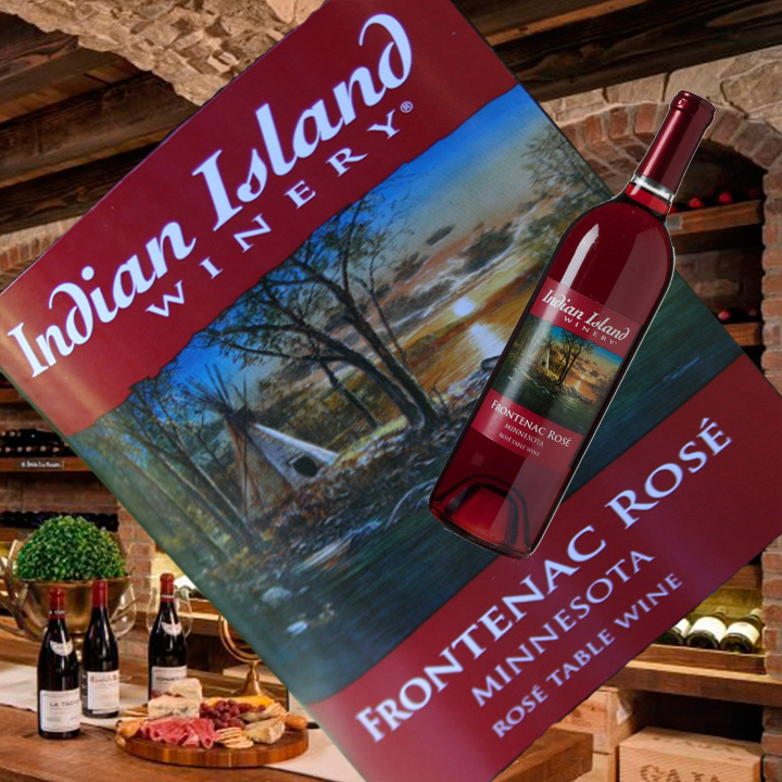 Вино из винограда Фронтиньяк "Indian Island Winery Frontenac Rose"