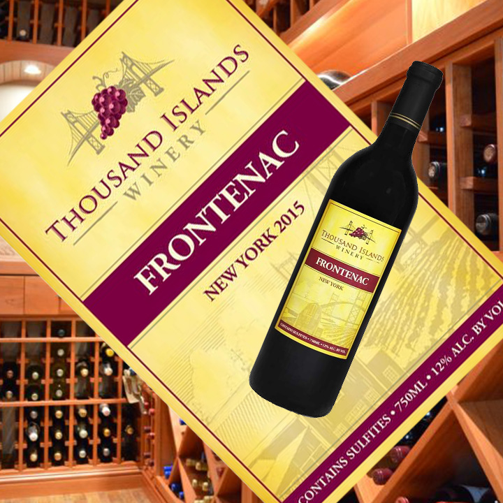 Вино из винограда Фронтиньяк "Thousand Island Winery Frontenac"