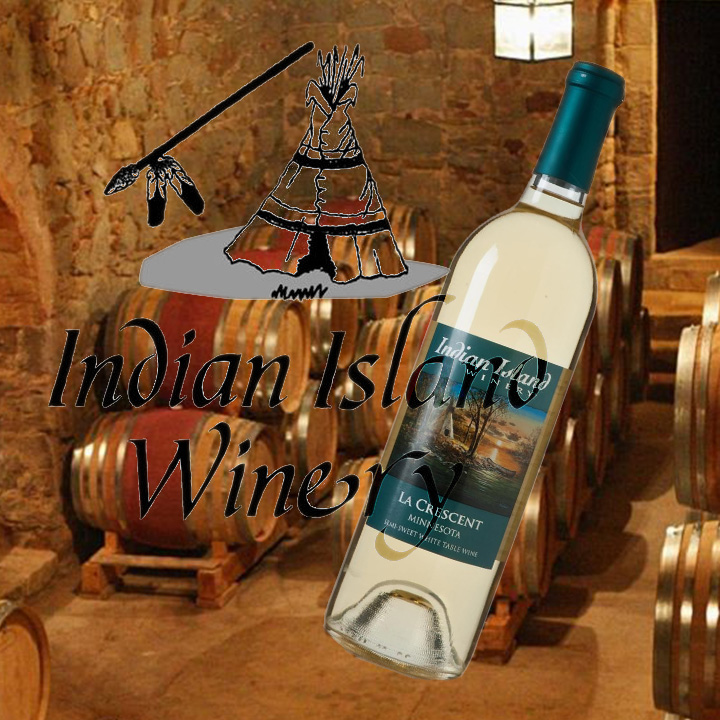 Вино из винограда Ла креснт "Indian Island Winery La Crescent"