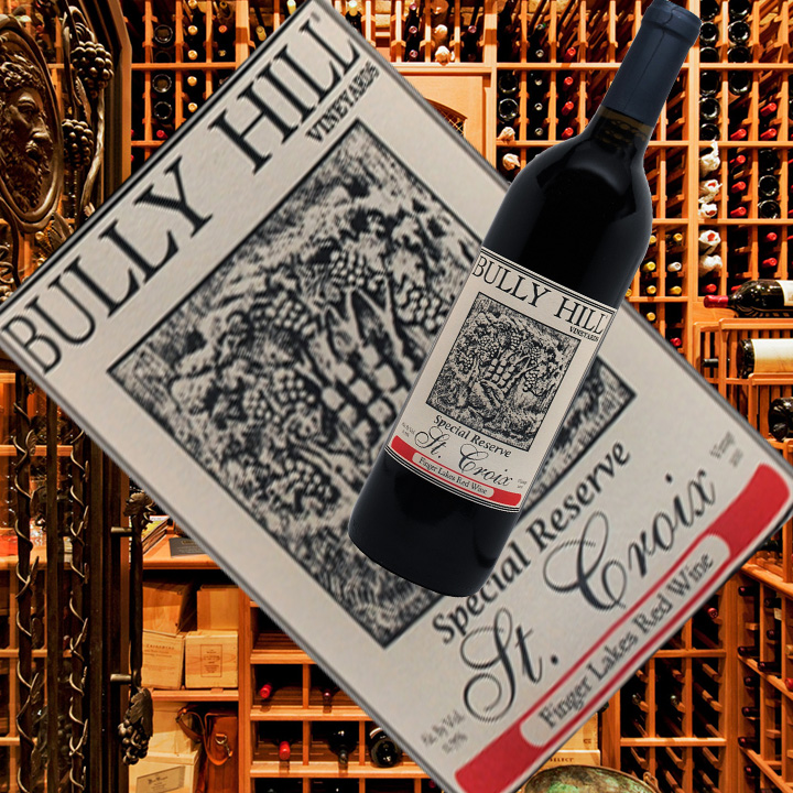 Вино из винограда Сент Кру "Bully Hill Vineyards St. Croix"
